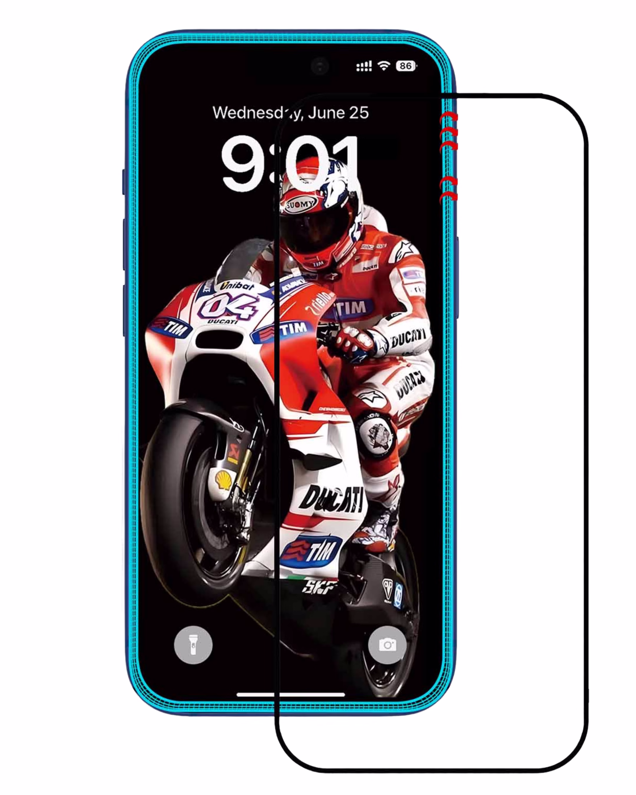 Anank 3D Anti-Crack 5X Reinforced Glass for iPhone 17 Pro Max (6975593907293)
