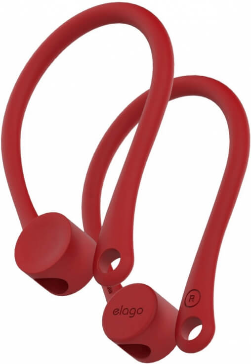 Держатель наушника Elago Earhook Red для Airpods