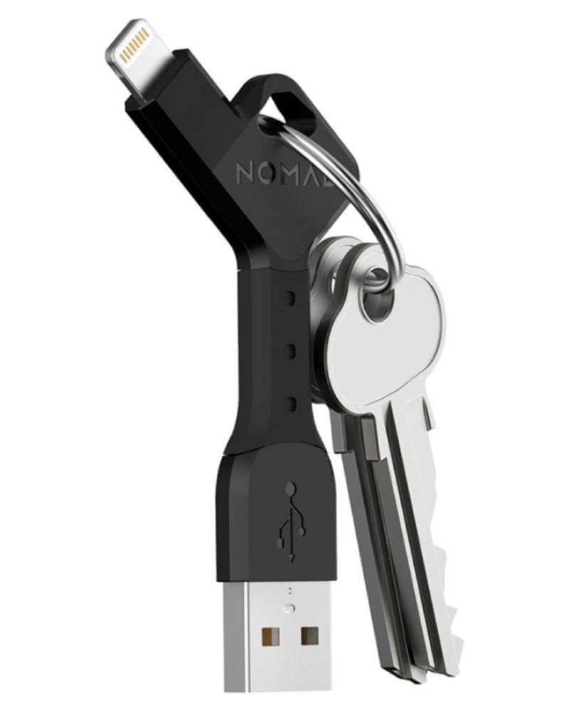 Кабель USB-A to Lightning Nomad Key Apple Black KEY-LIGHTNING