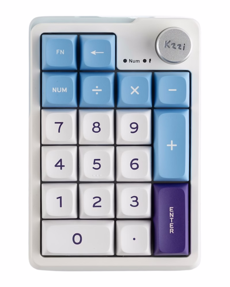 Бездротовий нампад KZZI K20 (Meeting Switch) Blue Sea (6935280823404)