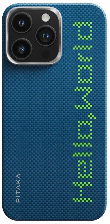 Чехол Pitaka Tactile Woven Case Hello World for iPhone 15 Pro Max (KI1501HWTP)