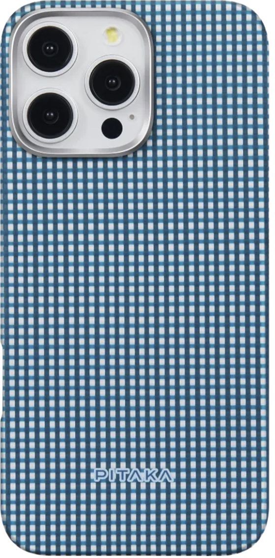 Чохол Pitaka Ultra-Slim Case Classic Ocean Blue for iPhone 16 Pro (KI1601POCE) - 3 - 1