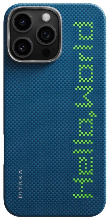 Чехол Pitaka Tactile Woven Case Hello World for iPhone 16 Pro Max (KI1602HWTP) - 3 - 1