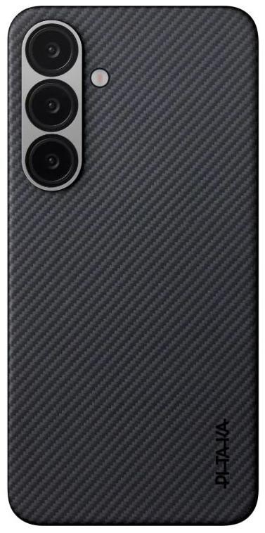 Чохол Pitaka Ultra-Slim Case Classic Twill 600D Black/Grey for Samsung Galaxy S25 (KS2501) - 3 - 1