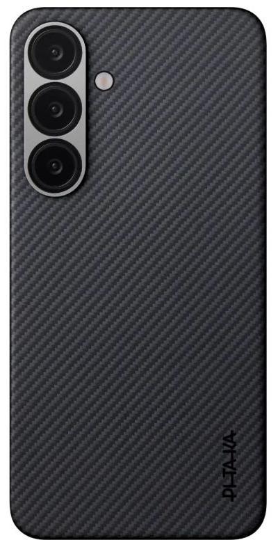 Чохол Pitaka Ultra-Slim Case Classic Twill 600D Black/Grey for Samsung Galaxy S25 Plus (KS2501S) - 3 - 1