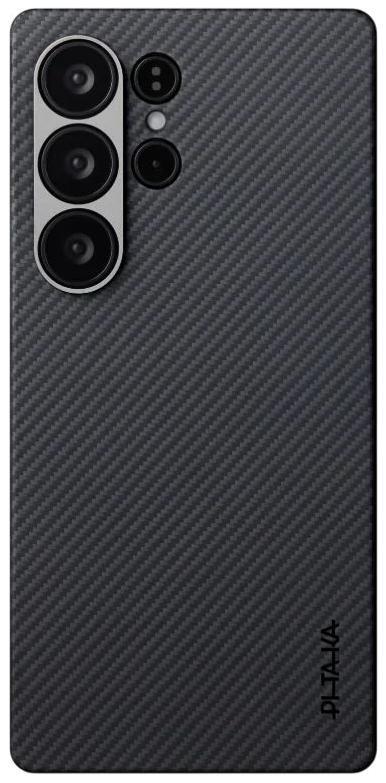 Чохол Pitaka Ultra-Slim Case Classic Twill 600D Black/Grey for Samsung Galaxy S25 Ultra (KS2501U) - 3 - 1