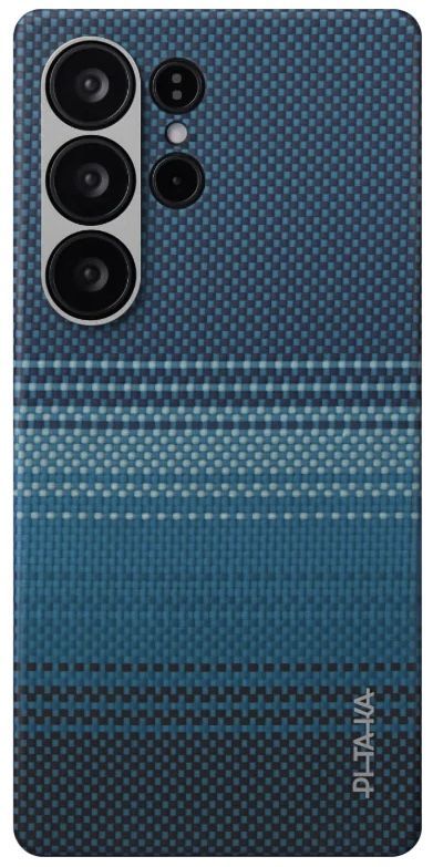 Чехол Pitaka Tactile Woven Case Moonrise for Samsung Galaxy S25 Ultra (KS2502U) - 3 - 1