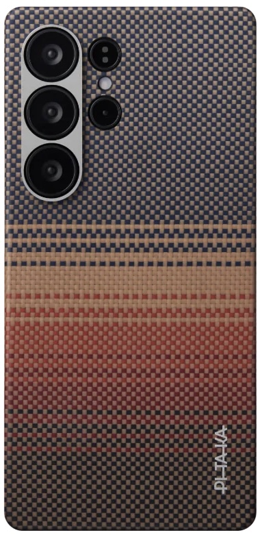 Чохол Pitaka Tactile Woven Case Sunset for Samsung Galaxy S25 Ultra (KS2503U) - 3 - 1