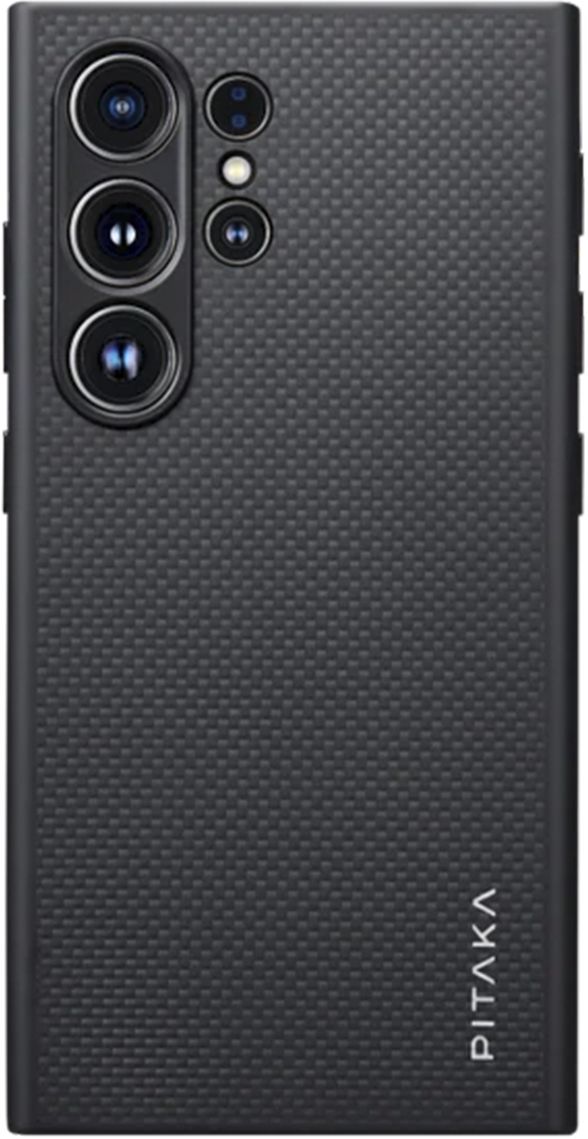 Чехол-накладка Pitaka MagEZ Case Pro 4 Twill Black/Grey for Samsung Galaxy S24 Ultra