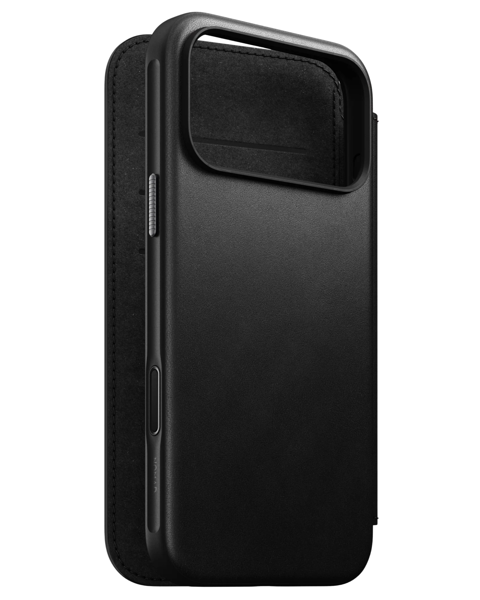 Шкіряний чохол-книжка Nomad Modern Folio Black для iPhone 17 Pro Max