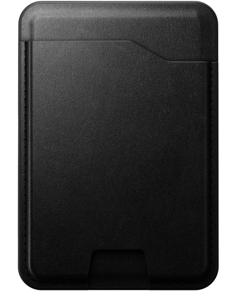 Кожаный кошелек Nomad Mag с Find My Horween Tracking Black