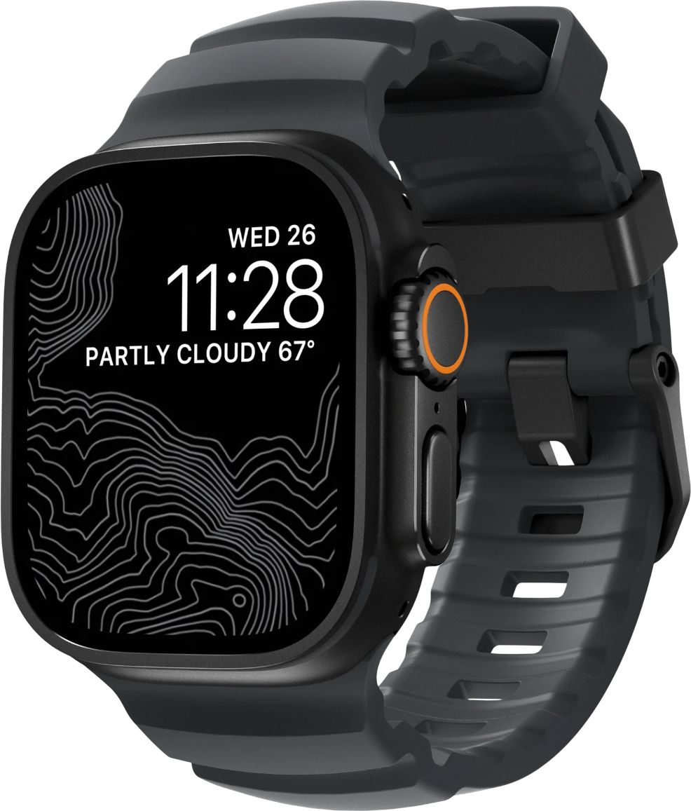 Nomad Rocky Point Band Black Titanium Hardware Storm 46mm/49mm