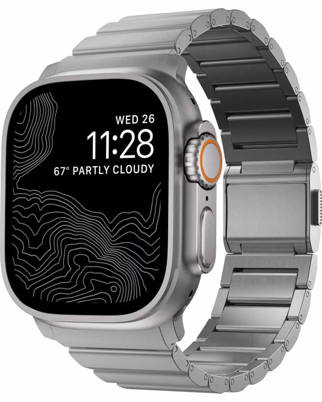 Ремешок Nomad Titanium Band V2 Natural Hardware Natural 46mm/49mm (NM014858858)
