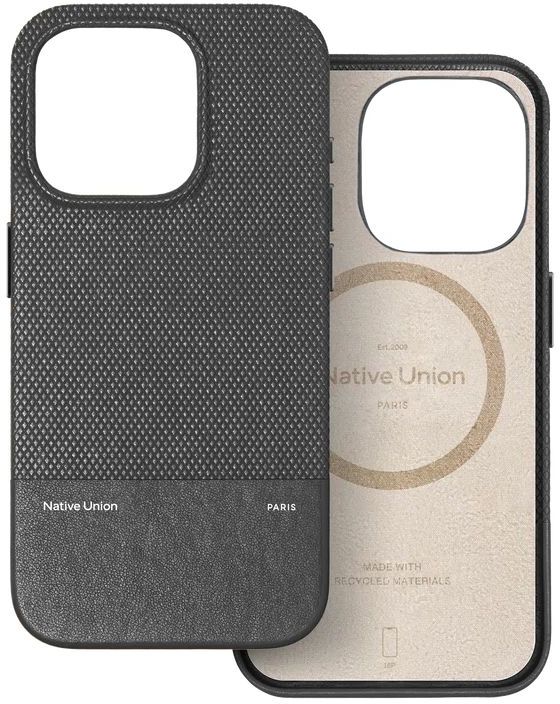 Чехол-накладка Native Union (RE) Classic Case Black for iPhone 16 Pro - 3 - 1