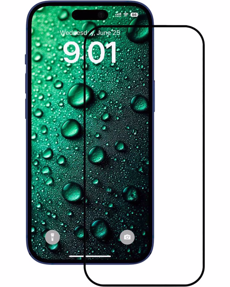 Защитное стекло Anank 3D Invisible 5X усиленное для iPhone 17 Pro Max