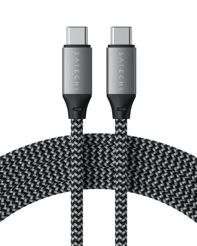 Кабель USB-C to USB-C Satechi Cable 100W Space Gray (2 m) ST-TCC2MM
