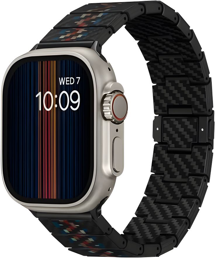 Ремешок Pitaka Carbon Fiber Watch Band Rhapsody for Apple Watch 49/45/44mm (AWB2308)