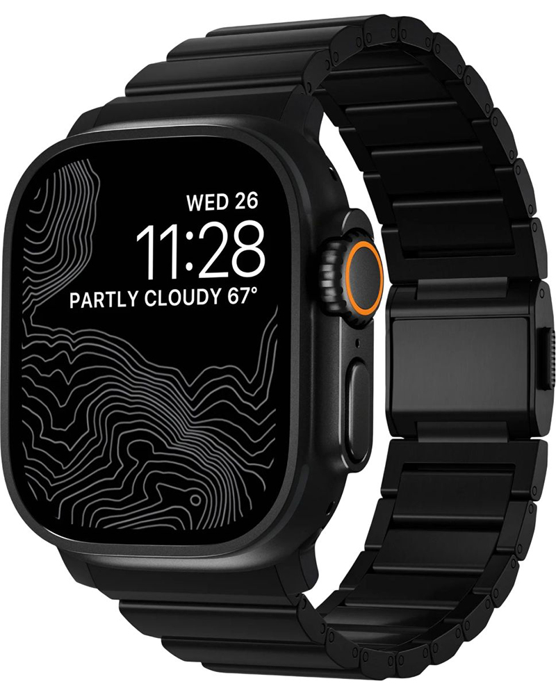 Ремешок Nomad V2 Black Hardware Black для Apple Watch 46/49 мм