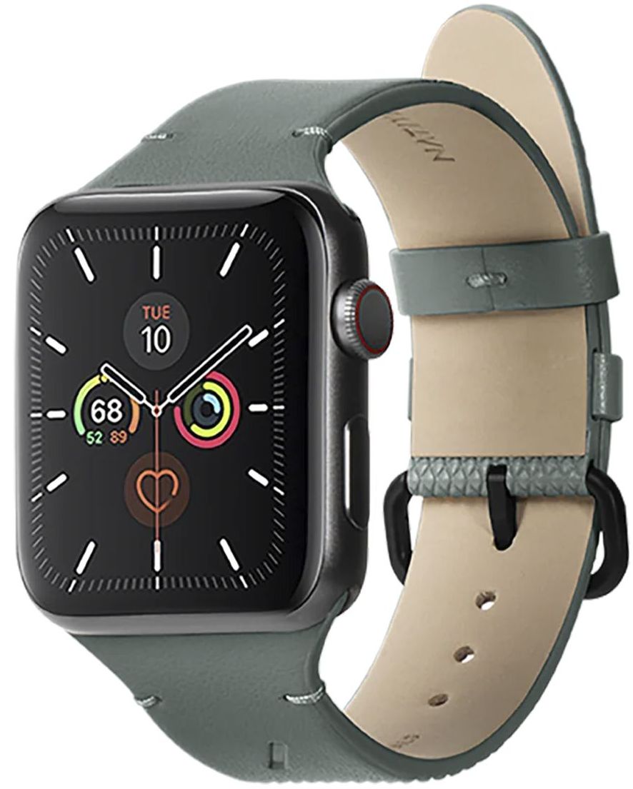 Ремешок для часов Native Union (RE) Classic Band Slate Green for Apple Watch 49/45/44mm (RESTRAP-AW-L-GRN)