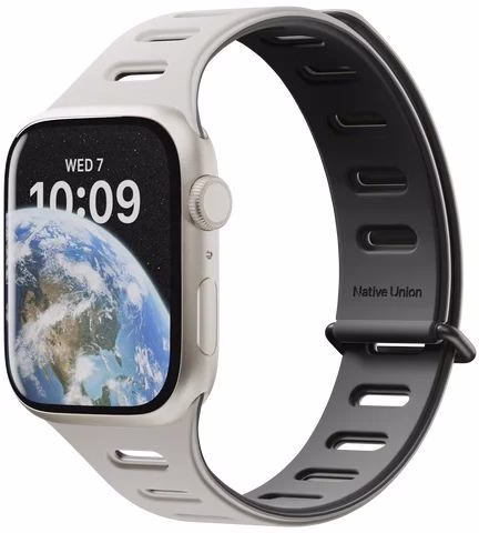 sliding Ремінець для годинника Native Union Active Magnetic Band Black for Apple Watch 49/45/44mm (ACTBAND-AW-L-BLKS)