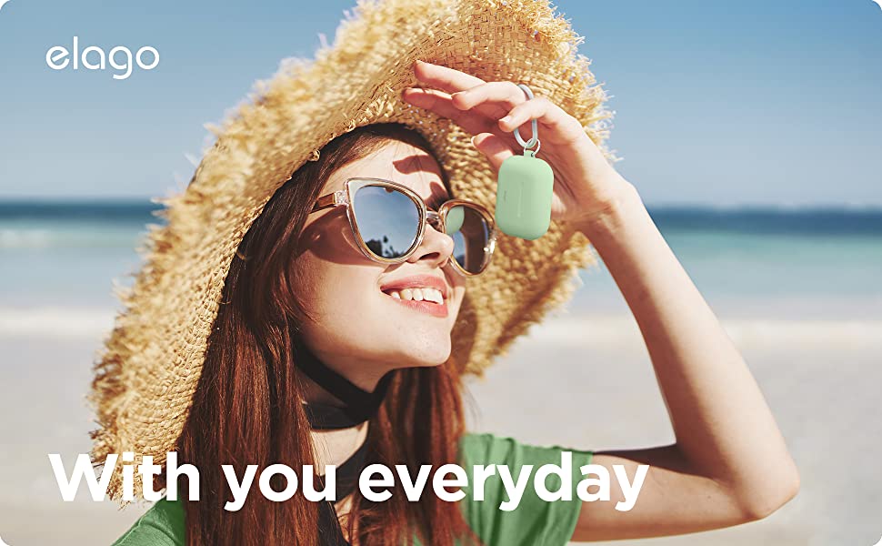 Чохол Elago Silicone Hang Case Pastel Green для Airpods Pro 2nd Gen (EAPP2SC-HANG-PGR)