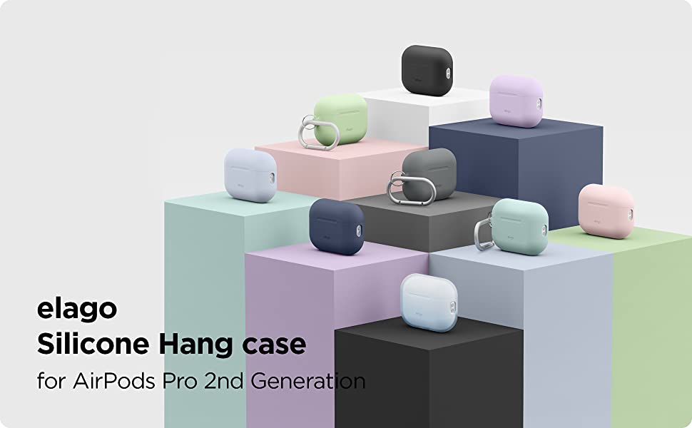 Чохол Elago Silicone Hang Case Pastel Green для Airpods Pro 2nd Gen (EAPP2SC-HANG-PGR)