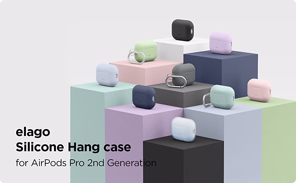 Чохол Elago Silicone Hang Case Pastel Green для Airpods Pro 2nd Gen (EAPP2SC-HANG-PGR) - 1 - 7